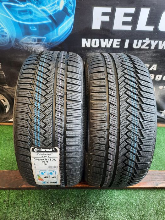 Opony zimowe 245/40/18 Continental winter Contact TS850p Para Nowe