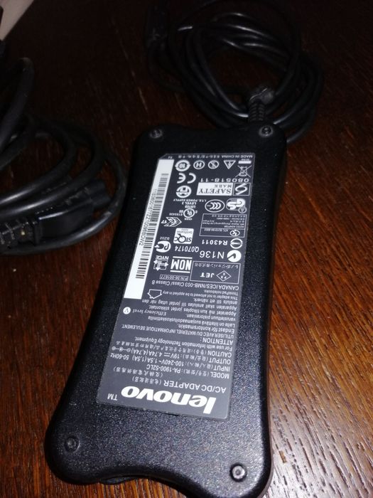 Zasilacz + kabel Lenovo