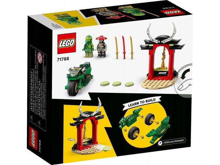 Lego Ninjago 71788 Motocykl Ninja Lloyda Zestaw Klocków Dla Dzieci +4