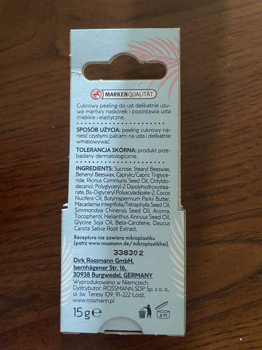 Peeling do ust Isana