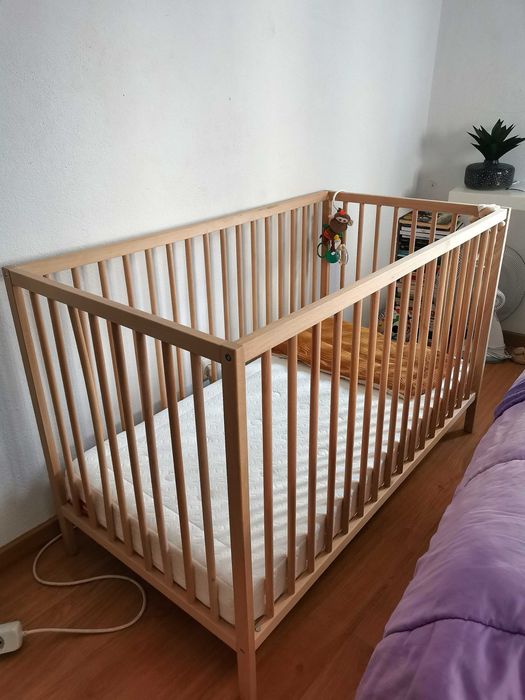 Berço Completo 60x120 c/ colchão Pikolin Baby + Extras | Excelente Estado
