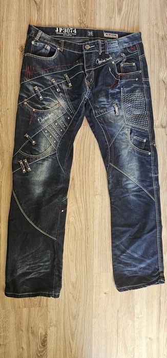 JAPRAG JP 3074 spodnie japońskie dżinsowe rozmiar 38 wymiary na zdjęci