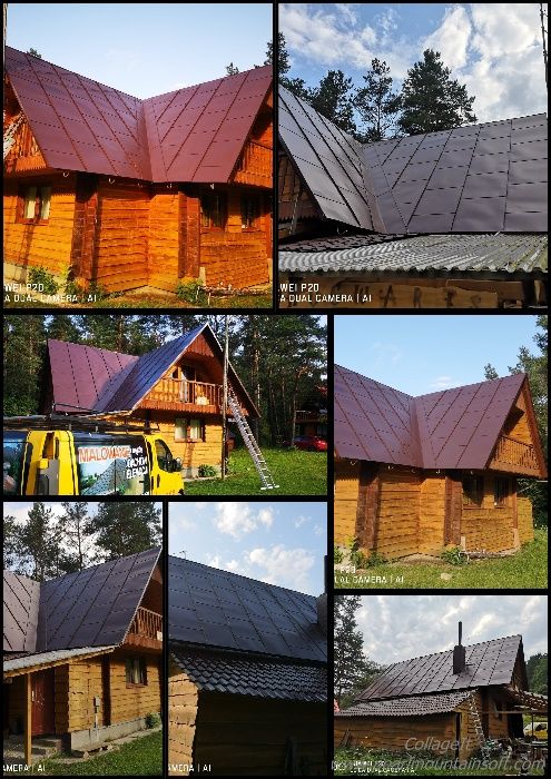 Malowanie dachu dachów elewacji krycie papą mycie czyszczenieGWARANCJA