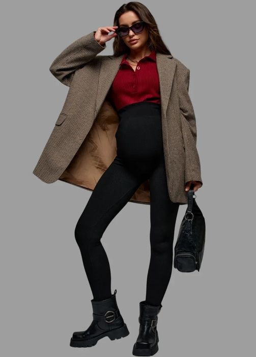 Леггінси для вагітних на хутрі Лосины для беременных оптом