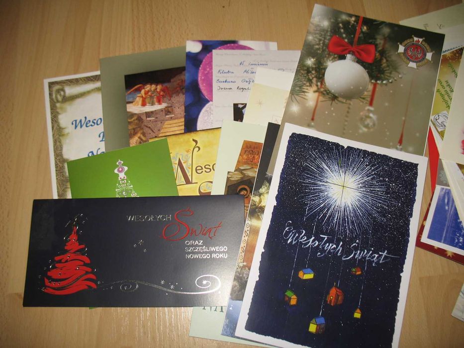 150 szt Pocztówki Zapisane Boże Narodzenie Zajęcia Plastyczne Plastyka