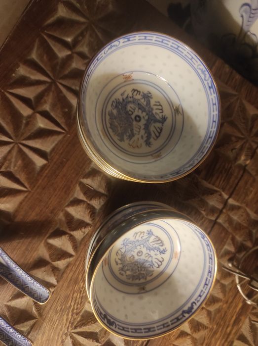 Ancient Rice Grain Chinese Dinnerware Set.430581004632729601