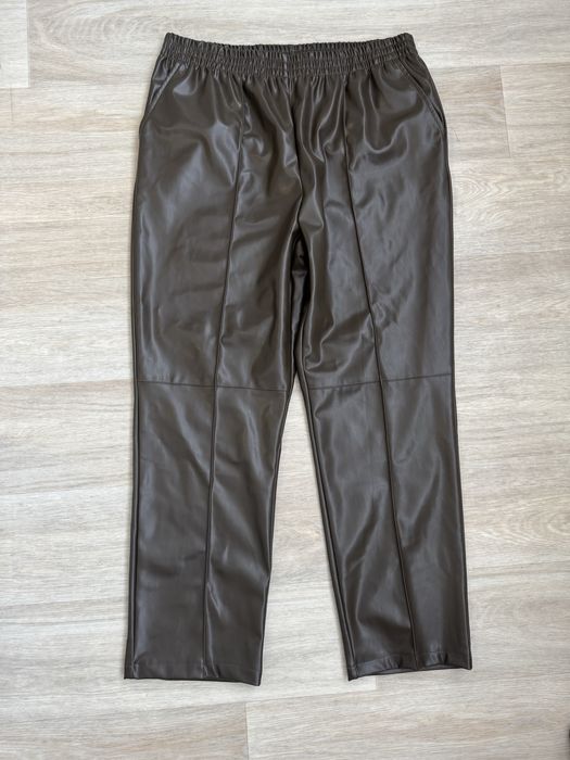 Брюки з еко шкіри