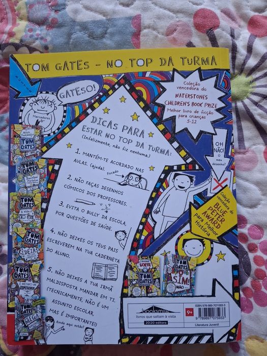 Livro:"Tom Gates 9 - no top da turma (quase)"