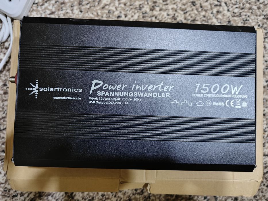 Заголовок: Инвертор Solartronics 12V-230V 1500W/3000W (Германия)