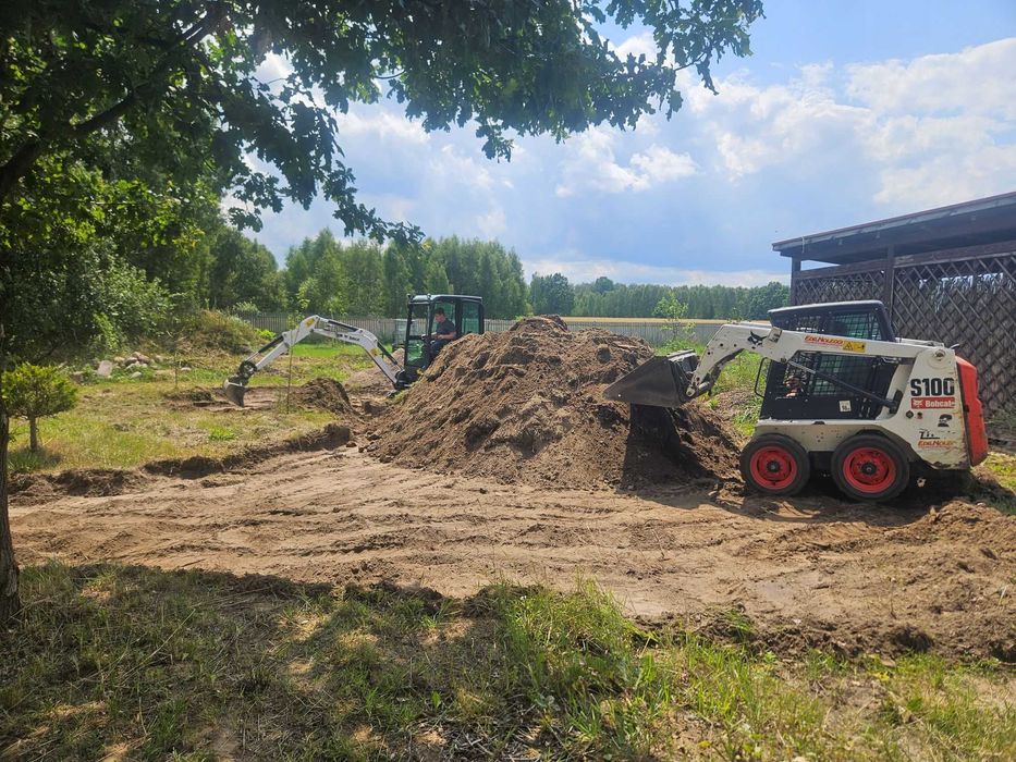 Mini koparka 2 ton wypożyczalnia wynajem bez operatora dowozimy BOBCAT