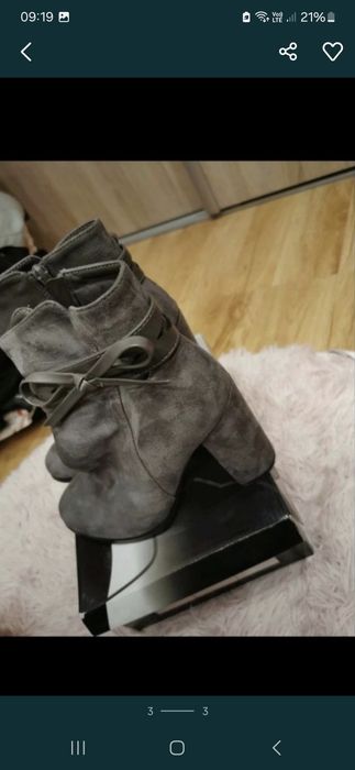 Botki na klocku r.37