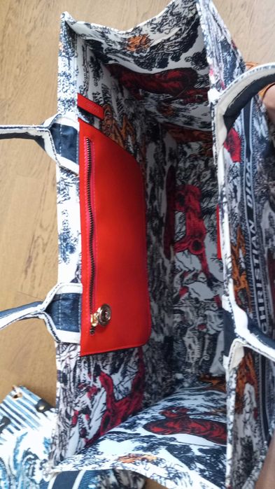 Torebka materiałowa Tote Bag Christan Diora logowania nowa