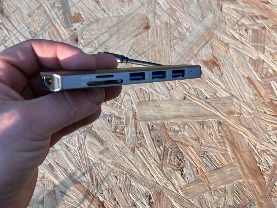 Оригінальний USB-C Hub 6 в 1 — підтримка 4K, новий