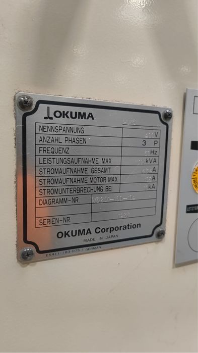 Okuma LU15 токарний станок