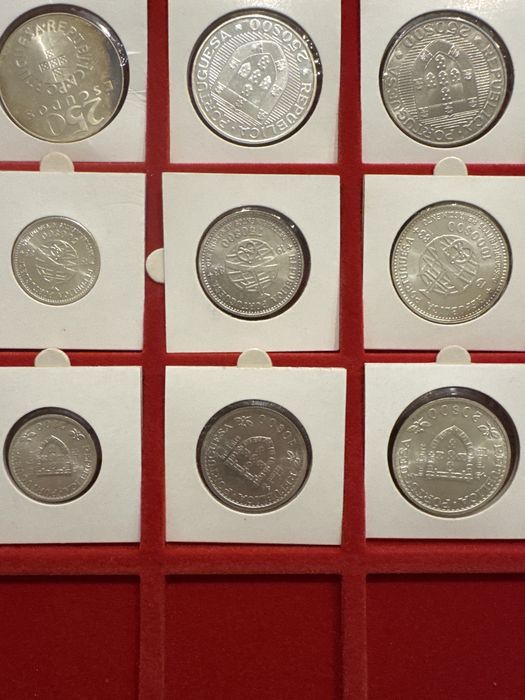 10 moedas republica em excelente estado