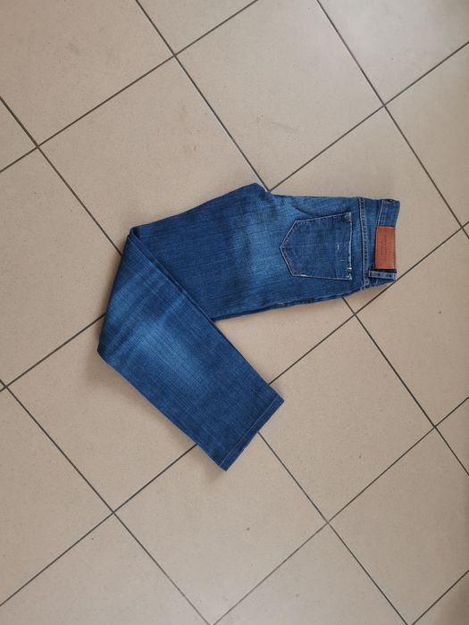 Spodnie jeansowe prosta Nogawka w25 short Marc O'Polo Alby straight