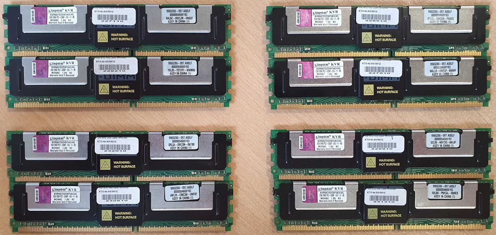 Kingston 4GB KVR667D2D8F5K2/4G PC2-5300 CL5 ECC