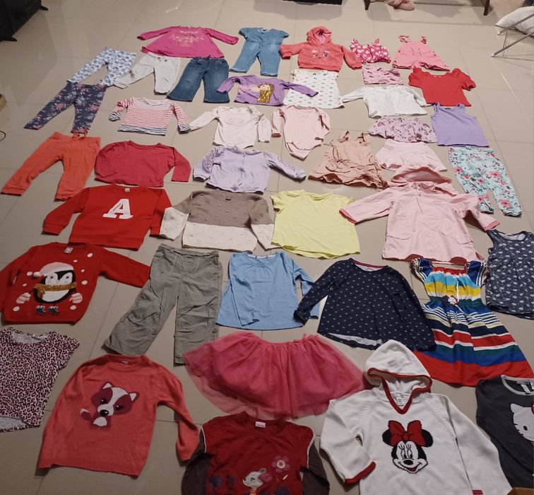 Paka ubranek 98-104 dziewczynka