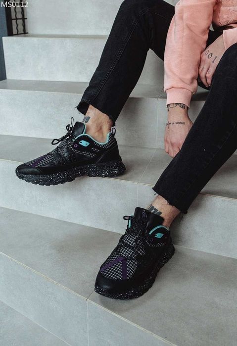 Кросівки Staff black & mint