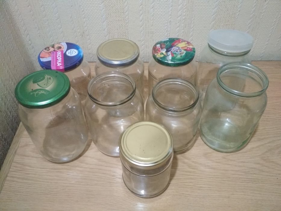 Банки 1 літр, 0.5 літра