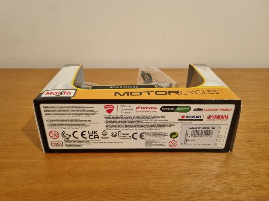 Maisto - Miniatura da Mota BMW R 1200 GS