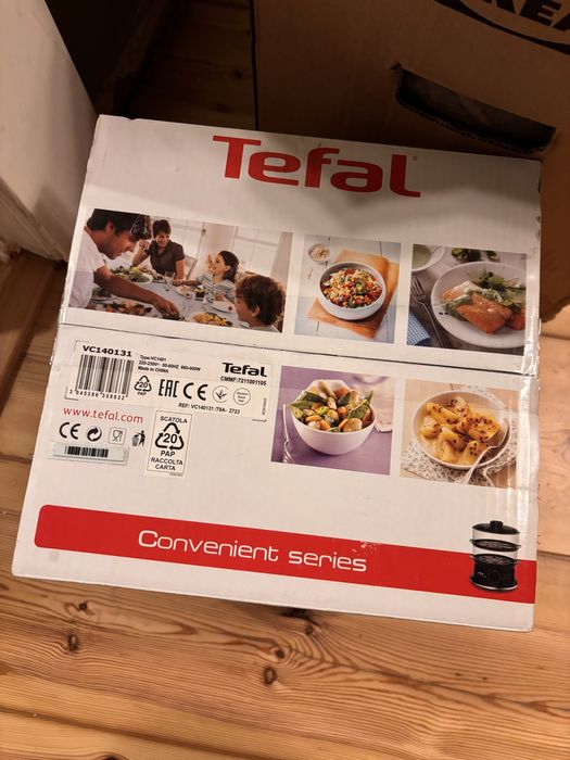 Parowar tefal nowy dwupoziomowy 6l