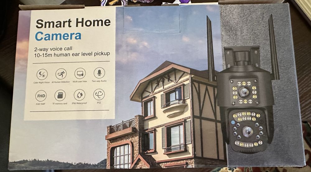 4G SIM камера відеоспостереження PTZ Smart Home Camera