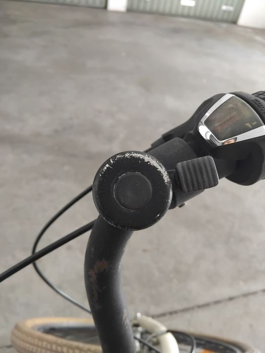 Bicicleta berg punhos de couro