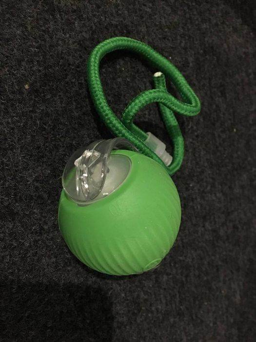 Іграшка для кота кулька з хвостиком, розумний м'ячик