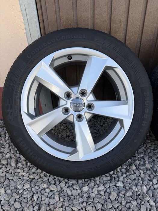Felgi z oponami 17" Audi 5x112 215/55/17 Audi [A3] 8y [A6] c6 [Q2] ga [Q3] 8u f3 [TT] 8j 8s Seat Leon Exeo Ateca Skoda Octavia Superb Golf Passat T-ro