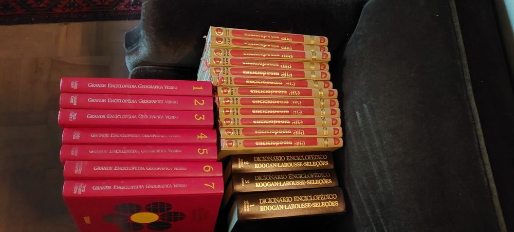 3 enciclopédias - 22 volumes