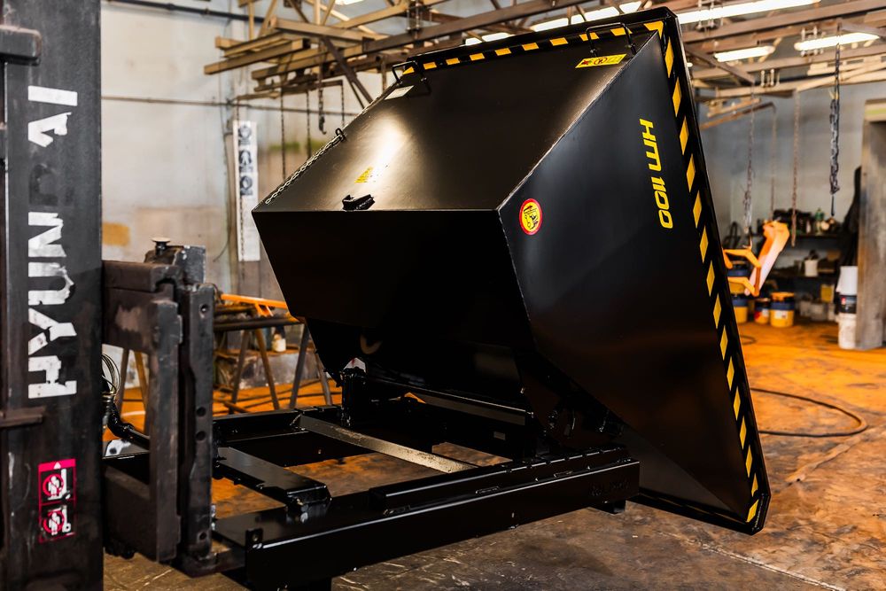 Kontener / Kontener samowyładowczy / Pojemnik metalowy / Koleba 1100L