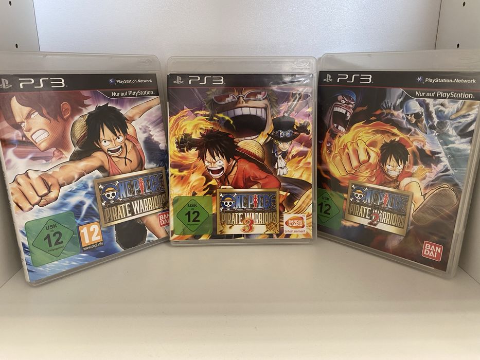 Zestaw Gier Ps3: One Piece: Pirate Warriors 1, 2 oraz 3