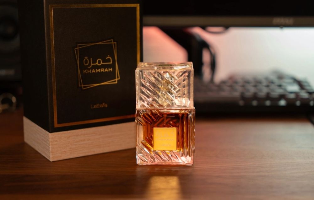 Lattafa Khamrah Eau de Parfum 100ml  Perfume árabe
