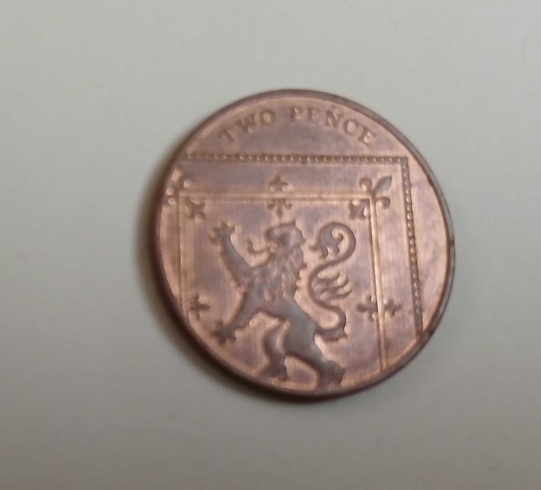 Rara moeda UK two pence ELIZABETH II D.G.REG.F.D - 2011