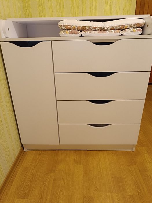 Дитячий Комод пеленальний 4+1 Софт Білий