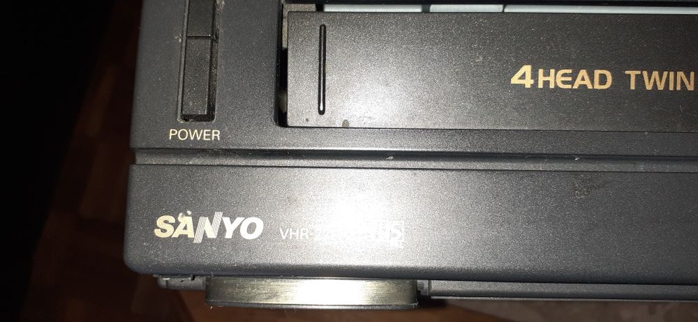 Video gravador Sanyo de 4 cabeças