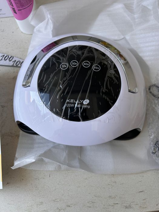 Lâmpada UV Unhas GEL TUDO NOVO + todos prod completos set manicure