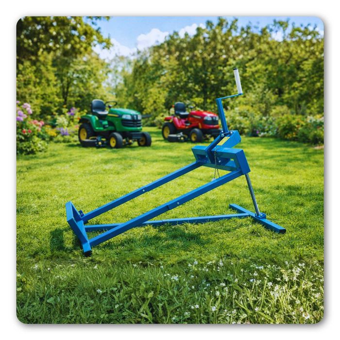 Podnośnik Lewarek do Traktorka Kosiarki 400kg ATV Quada Rozstaw 99cm