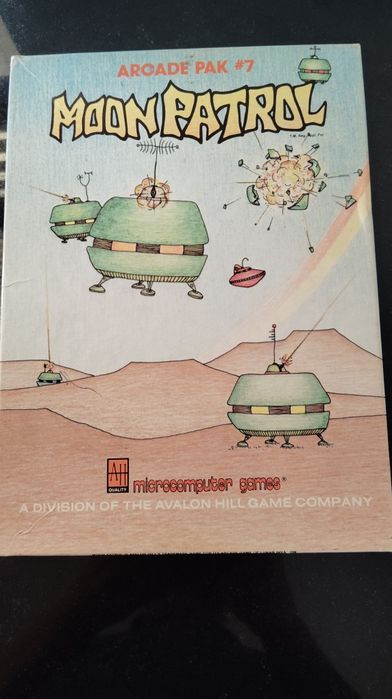 Atari Moon Patrol kaseta