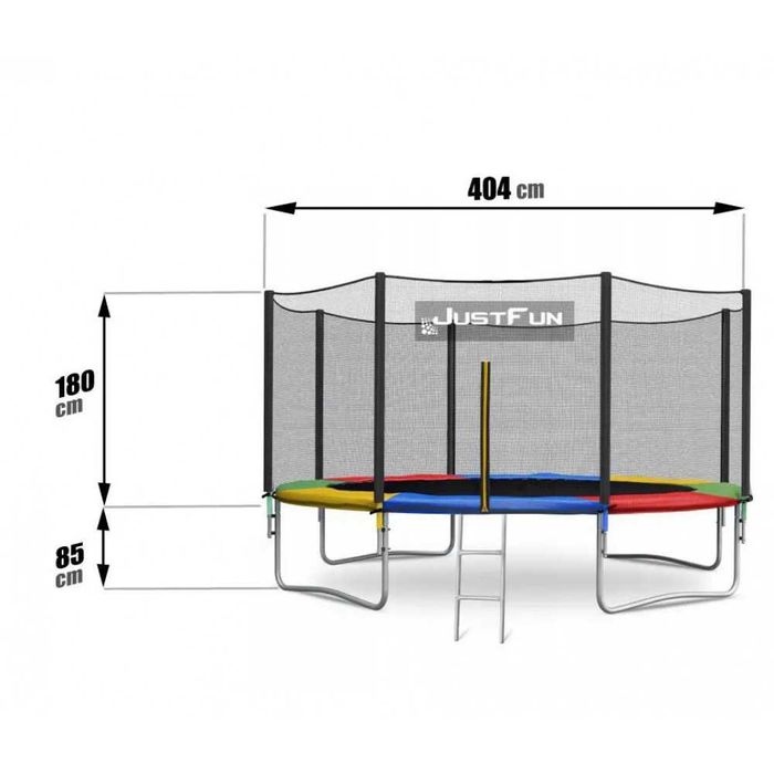 Батут Just Fun 404 см Мультиколор б/у