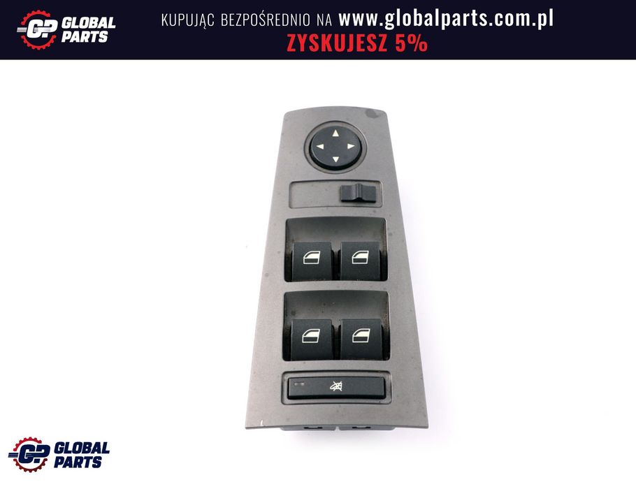 BMW E65 E66 Przełącznik Regulacji Szyb Lusterek Kierowcy