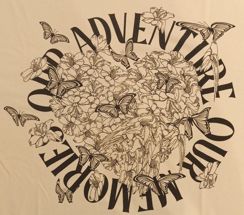 T-shirt larga de manga curta