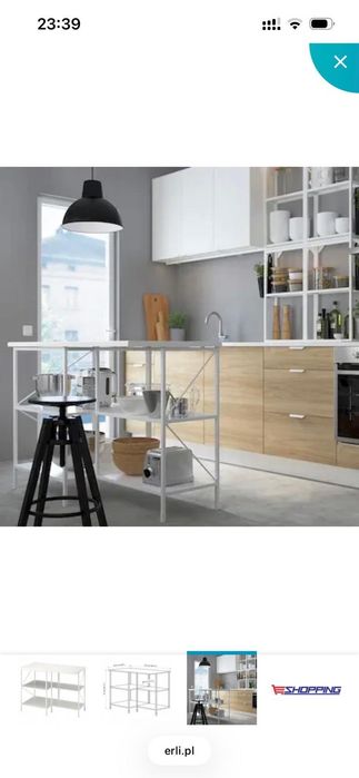 Enhet Ikea estrut  123 63.5 x 91 cm cozinha