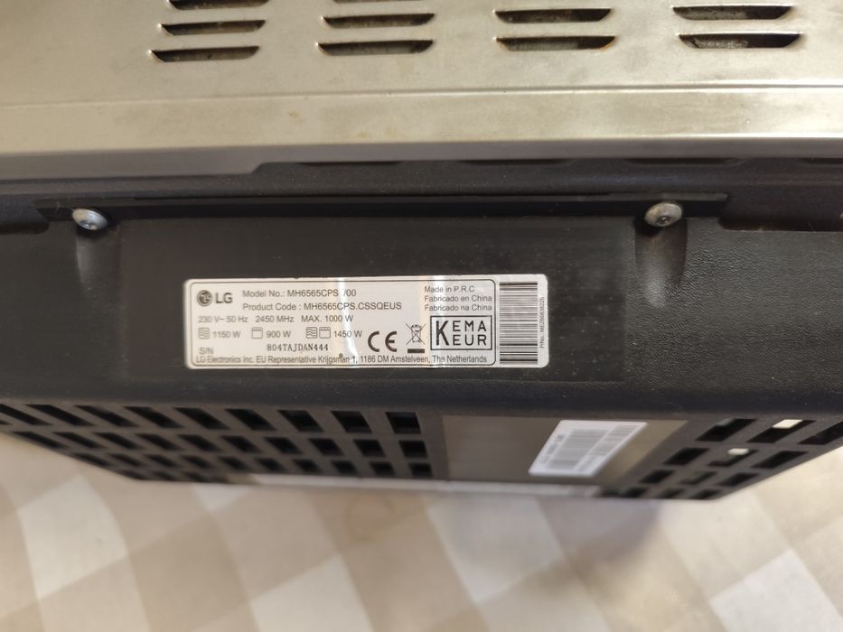 Microondas LG usado