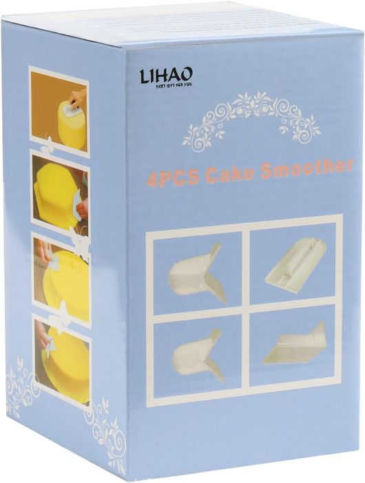 4szt Wygładzaczy do tortu ciasta szpatułka dekorator ciast wypieków