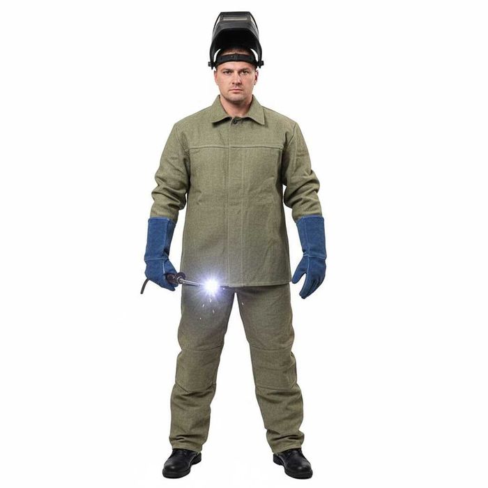 Костюм зварювальника брезентовий Робочий спецодяг ‼️ Є РОЗМІРИ ‼️