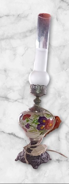 Candeeiro antigo de porcelana