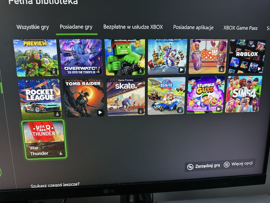 Xbox one S 1TB z grami i padami