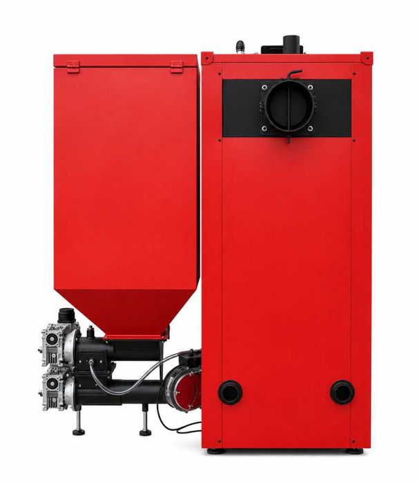 Piec piece 4w1 pellet groszek drewno węgiel 20kw 150-200m2 HIT GRATIS